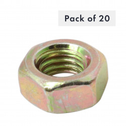 ECROU M8 LISSE LOT DE 20