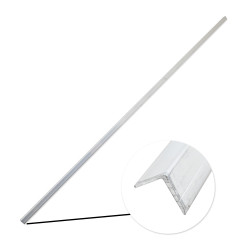MOULE D'ANGLE CARRE EN ALUMINIUM EXTRUDE X 1850