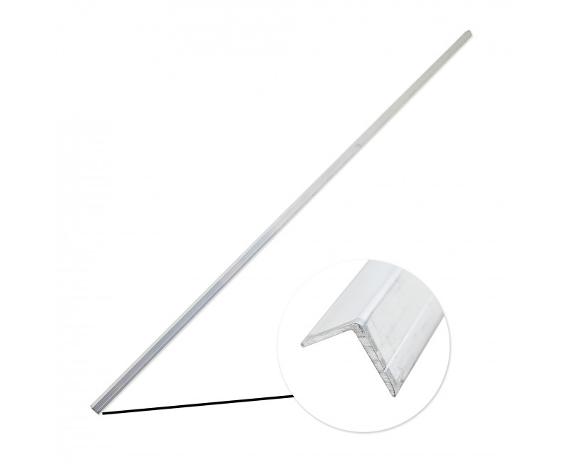 MOULE D'ANGLE CARRE EN ALUMINIUM EXTRUDE X 1850