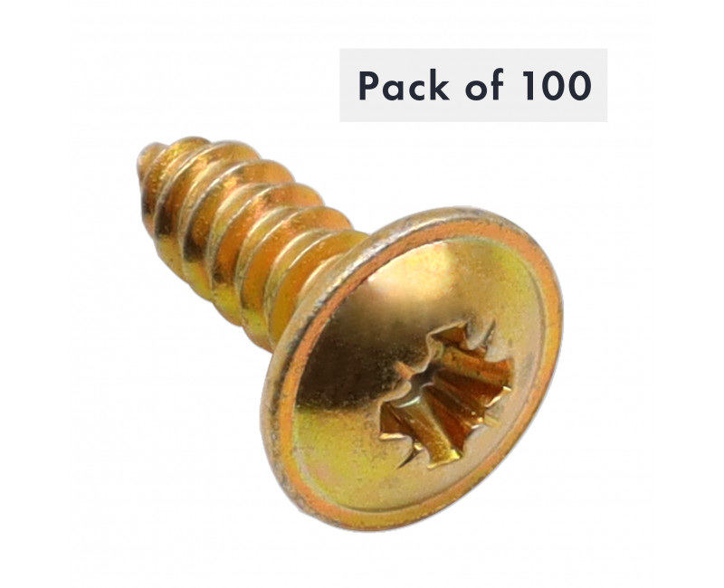 VIS AUTOTARAUDEUSE N°8 X 1/2", POZIDRIV, TETE BRIDE, FILETAGE AB, LOT DE 100