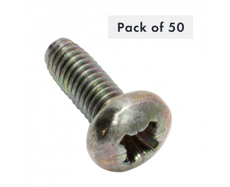 VIS AUTOTARAUDEUSE TAPTITE II M6X16 POZIDRIV TETE CYLINDRIQUE CYLINDRIQUE, LOT DE 50
