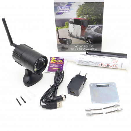 CAMERA DE REMORQUE SANS FIL IWT ET BASE DE MONTAGE (PRISE UE)