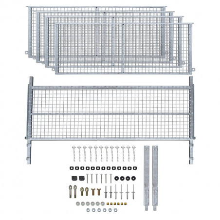 KIT REHAUSSES GRILLAGEES À CHARNIERES - LM147 (RAMPE)