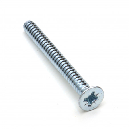 VIS AUTOTARAUDEUSE N°14 X 2-1/2", POZIDRIV, TETE FRAISEE, FILETAGE B, PAQUET DE 25