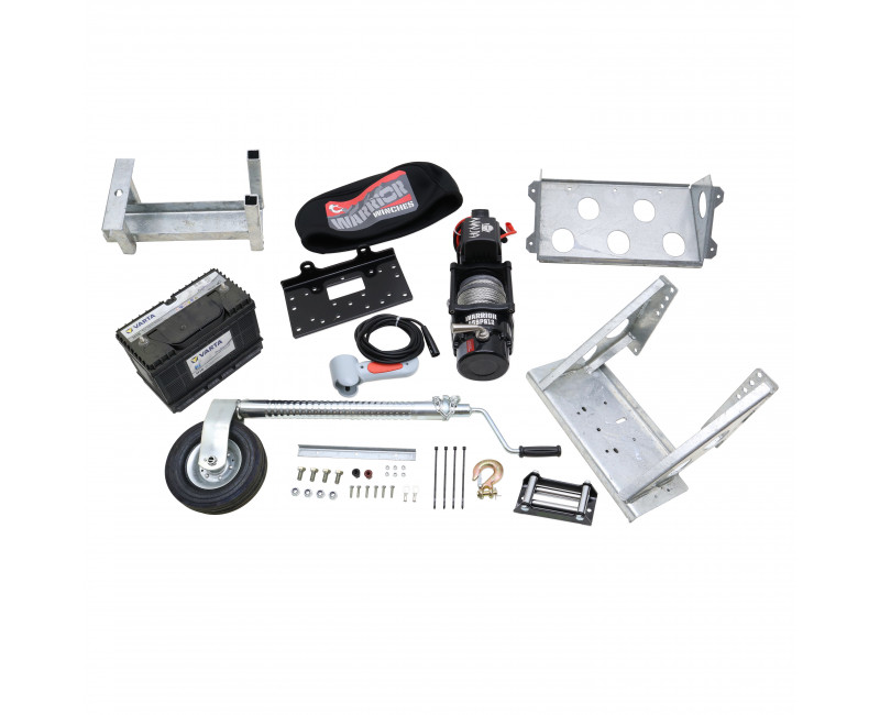 KIT TREUIL ELECTRIQUE + SUPPORT + BATTERIE - LM/CT