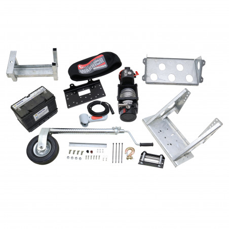 KIT TREUIL ELECTRIQUE + SUPPORT + BATTERIE - LM/CT