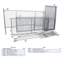 KIT REHAUSSES GRILLAGEES  (HAYON) - TB5021 - MK2 (À PARTIR DU 02/12)