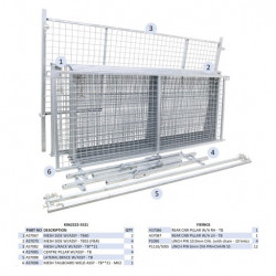 KIT REHAUSSES GRILLAGEES  (HAYON) - TB5521 - MK2 (À PARTIR DU 02/12)