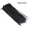COLLIER DE CABLE 4,8 MM X 300 MM, NYLON NOIR 66, PAQUET DE 25