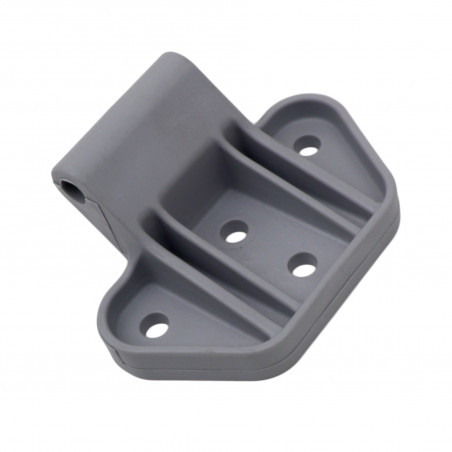 CHARNIERE DE PORTE MOITIE ARRIERE - GRIS ARGENT