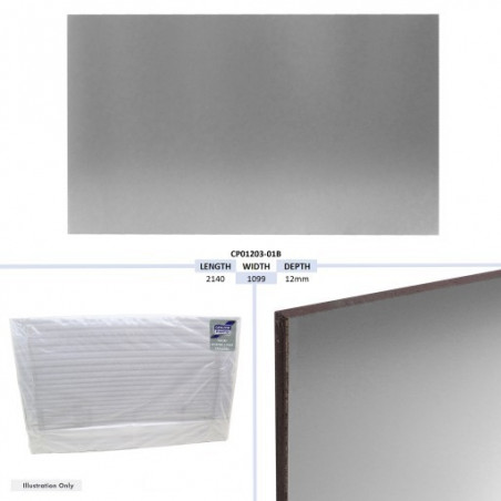 PANNEAU LATERAL AVANT DROIT, ARGENT - HB403, HB506 (09/17+) TAILLE - 2140 X 1099 X 12MM