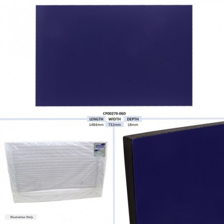 PANNEAU DE RAMPE DE PORTE VAN, BALA BLUE - HB506 TAILLE - 1484 X 732 X 18 MM