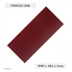 PANNEAU LATERAL SUPERIEUR-ALPHA RED (HB506 MK2). PANNEAU ALUCOBOND 1989X583X3