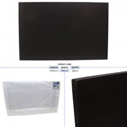 PANNEAU DE RAMPE DE PORTE VAN, NOIR - HB511 TAILLE - 1484 X 796 X 18MM