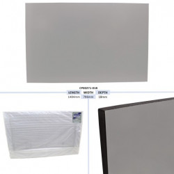 PANNEAU DE RAMPE DE PORTE VAN, ARGENT - HB511 TAILLE - 1484 X 796 X 18MM