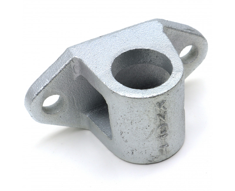 SUPPORT DE MONTAGE POUR BEQUILLE OU ROUE JOCKEY DE 35 MM NU