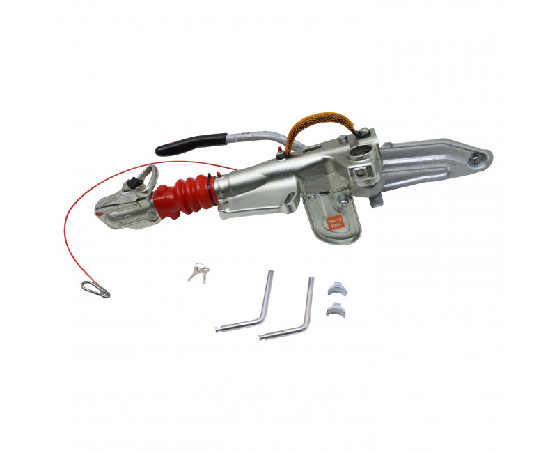 TATE D'ATTELAGE COMPLETE (COMMANDE DE FREINAGE) KNOTT 2 TONNES UTILISEE SUR GH64