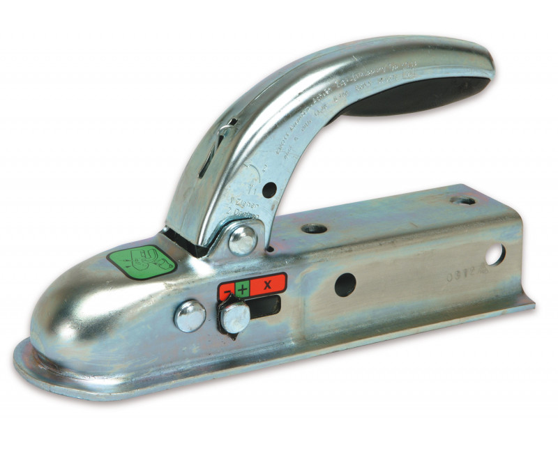 MAIN D ATTELAGE (TATE EN ACIER EMBOUTI) BOULE 50 MM - UTILISEE SUR LES REMORQUES NON FREINEES