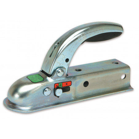 MAIN D ATTELAGE (TATE EN ACIER EMBOUTI) BOULE 50 MM - UTILISEE SUR LES REMORQUES NON FREINEES