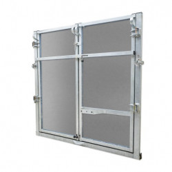 KIT RAMPE ARRIERE/PORTE VAN HB506 - ARGENT