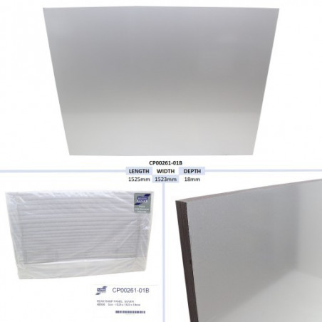 PANNEAU DE RAMPE ARRIERE, ARGENT - HB403 TAILLE - 1149 X 1523 X 18 MM