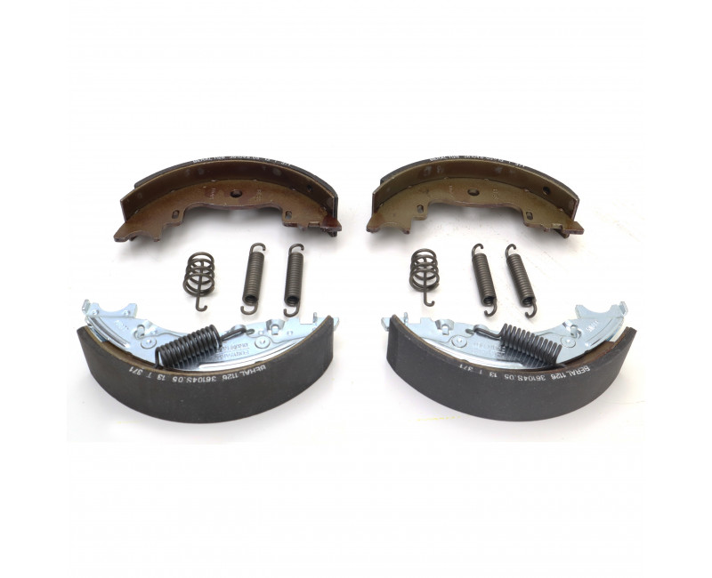 JEU DE MACHOIRES DE FREIN - 160X35 (JEU D'ESSIEUX COMPLET) (ENSEMBLE DE FREIN P00010/11)