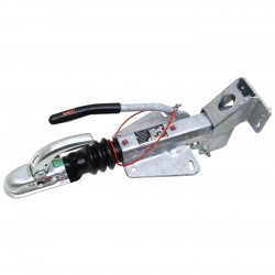 TATE D'ATTELAGE COMPLETE (COMMANDE DE FREINAGE) KNOTT KF20 (TATE EN ACIER EMBOUTI) GAMME EX EUROLIGHT