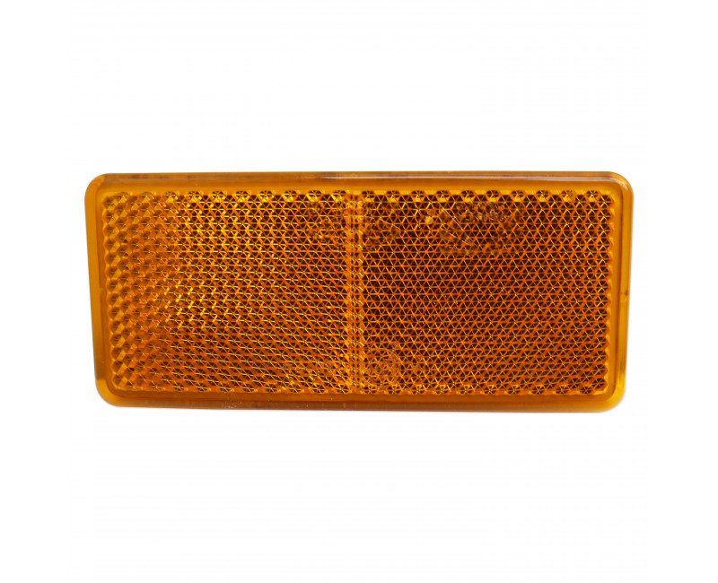 ECLAIRAGE - REFLECTEUR - AMBRE RECTANGULAIRE - AUTOCOLLANT