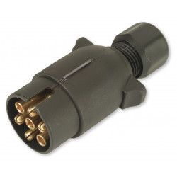 ECLAIRAGE - CABLE - FICHE 7 BROCHES MALE