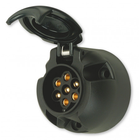 ECLAIRAGE - CABLE - PRISE 7 BROCHES FEMELLE