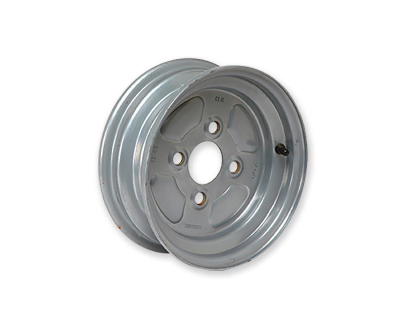 JANTE NUE 3.50X10 100 PCD 4 GOUJONS (COMPATIBLE AVEC L'ENSEMBLE DE ROUE P0835)