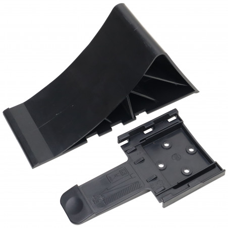 CALE DE ROUE ET SUPPORT - NOIR