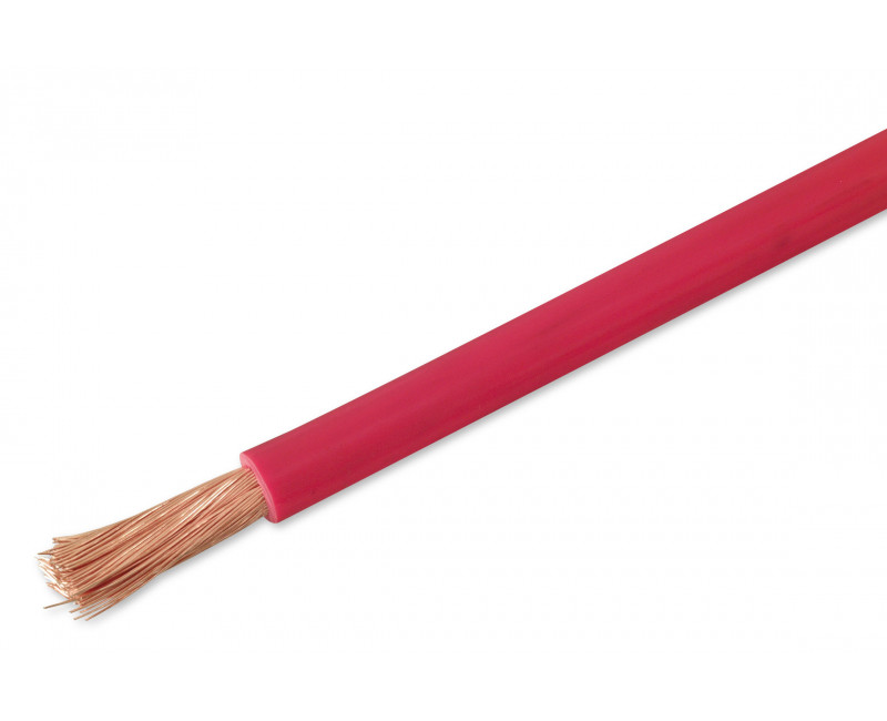 ECLAIRAGE - CABLE - 16MM - ROUGE