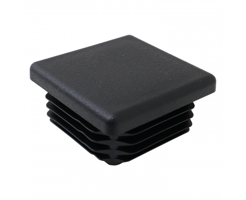 INSERT DE TUBE 40MM X 40MM, EPAISSEUR DE TUBE 2-4MM, NERVURE, LDPE NOIR