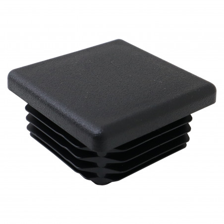 INSERT DE TUBE 40MM X 40MM, EPAISSEUR DE TUBE 2-4MM, NERVURE, LDPE NOIR