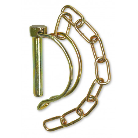 GOUPILLE INCLINABLE 10,0 MM DE DIAMETRE. (AVEC CHAÎNE - 10 MAILLONS)