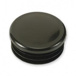 BOUCHON - NOIR NERVURE 1-1/2" X 14G