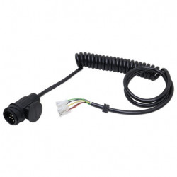 CABLE TORSADE ET FICHE 13 BROCHES AVEC ŒILLET ET COSSES
(LONGUEUR NOMINALE DU CABLE 4,5 M)