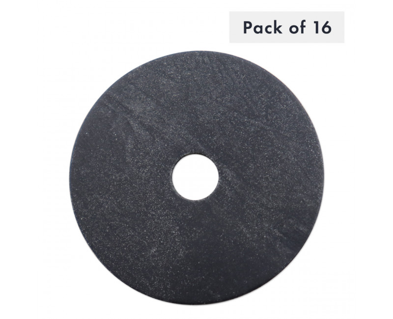 RONDELLE M8 X 40 NOIR NEOPRENE PK16