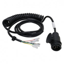 FICHE 13 BROCHES AVEC CABLE TORSADE (LONGUEUR NOMINALE CABLE 5M)
FAISCEAU 13 BROCHES POUR VANS IFOR WILLIAMS