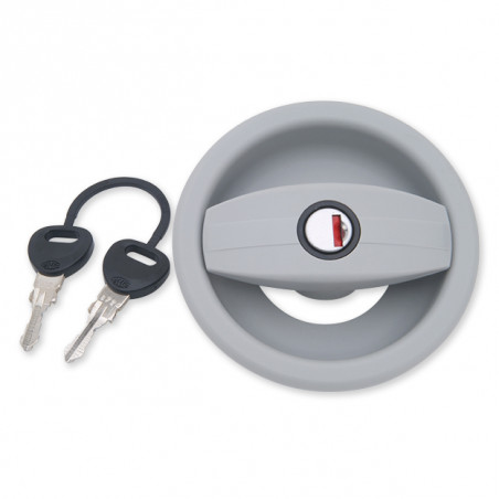 SERRURE EXTERIEUR DE PORTE DE VISITE MONTES SUR LES VANS HB403 HB506 ET HB511