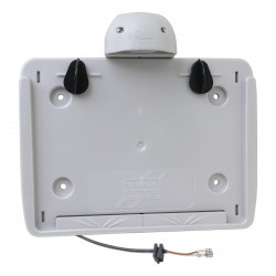 ECLAIRAGE - FEU - PORTE-PLAQUE CARRE + FEU (ARGENT) POUR HB403, HB505, HB511