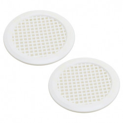 MESH VENT ROND DIA. 90X70X4 ABS BLANC - DSL 7084101