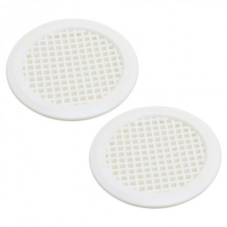 MESH VENT ROND DIA. 90X70X4 ABS BLANC - DSL 7084101
