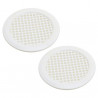 MESH VENT ROND DIA. 90X70X4 ABS BLANC - DSL 7084101