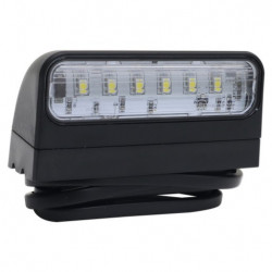 POINT DE REGLAGE 2 LED NO. LAMPE DE PLAQUE (36-3809-007) 12/24V. CABLE CC 0,8 M