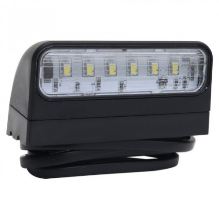 POINT DE REGLAGE 2 LED NO. LAMPE DE PLAQUE (36-3809-007) 12/24V. CABLE CC 0,8 M