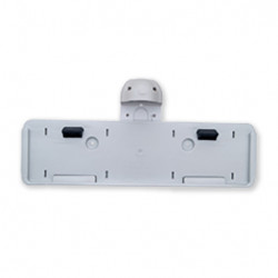 ECLAIRAGE - FEU - PORTE PLAQUE RECTANGULAIRE + FEU (ARGENT) EQUIPANT HB403, HB505, HB511