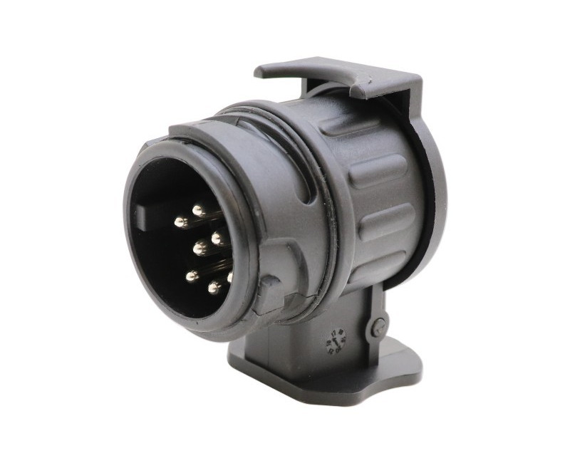 ECLAIRAGE - CABLE - ADAPTATEUR COURT 13/7 BROCHES (13 BROCHES VOITURE - 7 BROCHES REMORQUE)