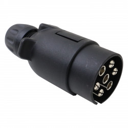 ECLAIRAGE - CABLE - FICHE 7 BROCHES (12N) BORNES EN POUSSOIR